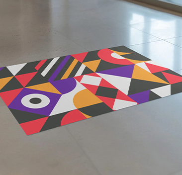 indoor floor graphics